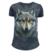 Warrior Wolf, The Mountain ladies t-shirt, medium