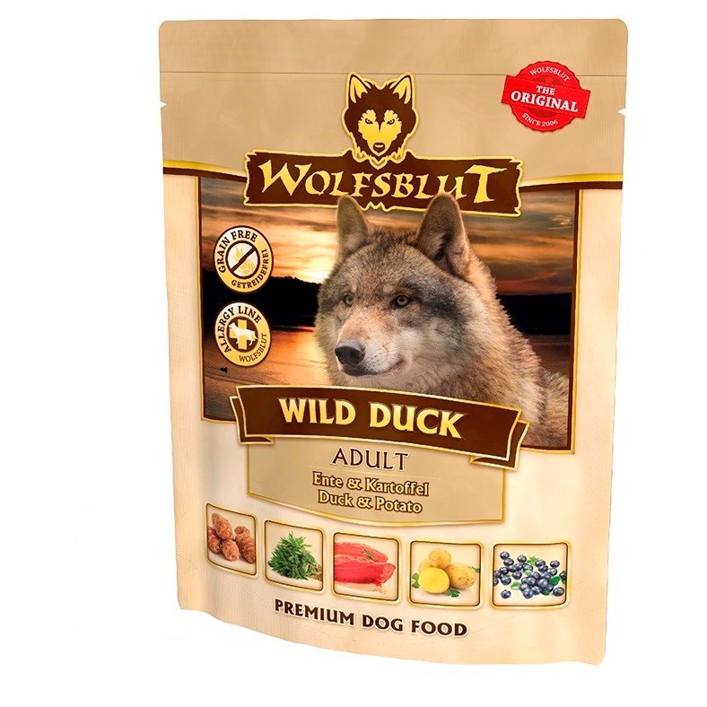WolfsBlut Wild Duck, Vådfoder, 300g