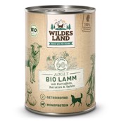 Wildes Land økologisk dåsemad til hunde - lam
