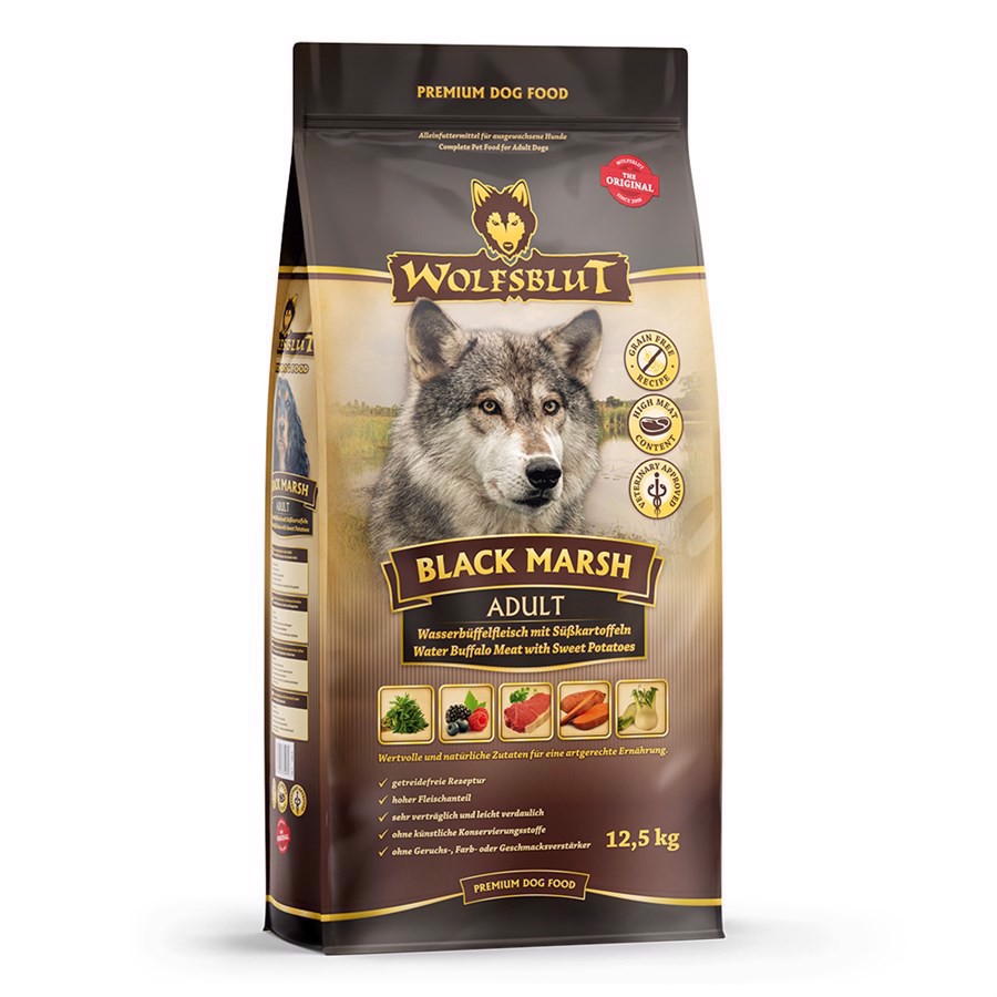 Billede af WolfsBlut Black Marsh Adult hundefoder, 12.5 kg