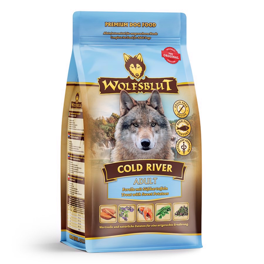 Billede af Wolfsblut Cold River Adult med fisk, 500g