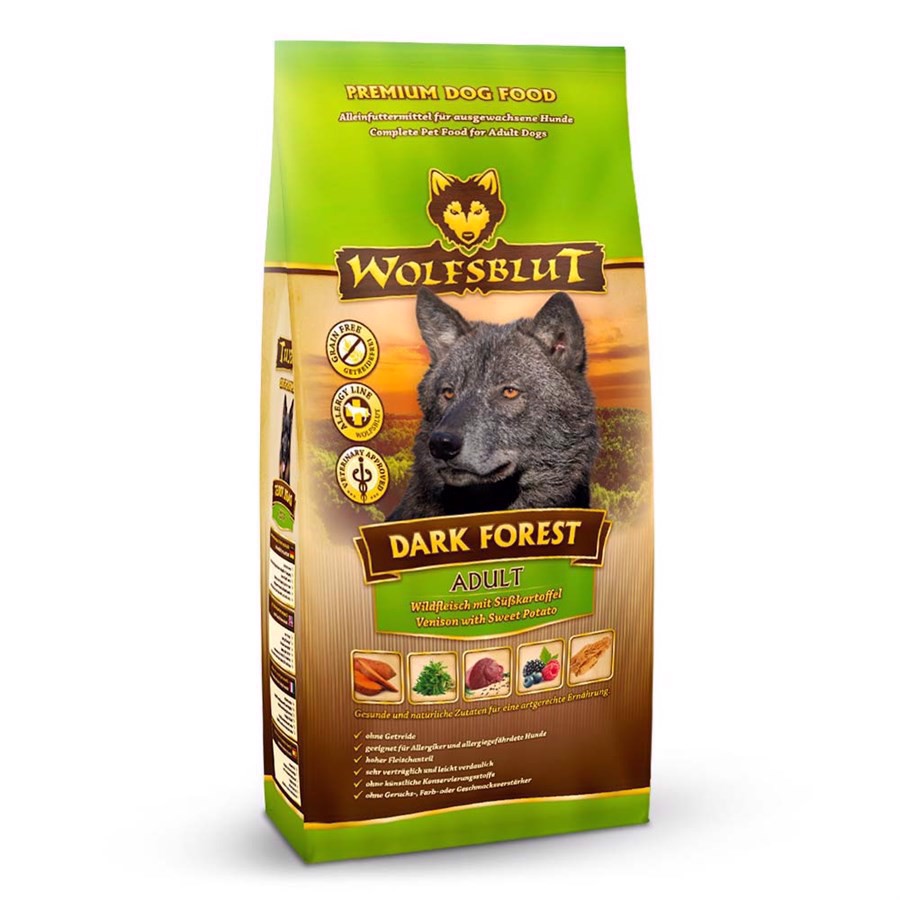 Billede af Wolfsblut Dark Forest Adult med vildt, 12.5 kg