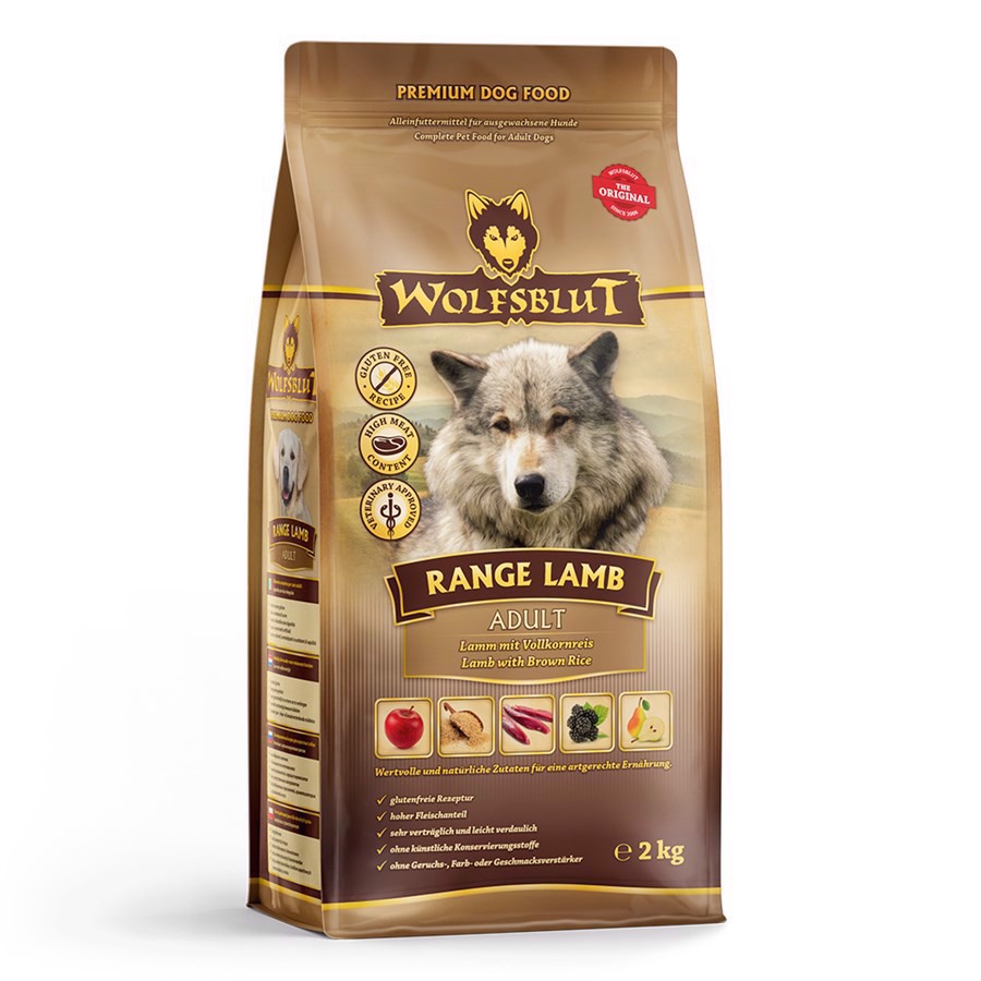 Wolfsblut Range Lamb Adult Hundefoder, 2 Kg