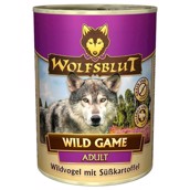 WolfsBlut Wild Game Adult dåsemad, 395 gr.