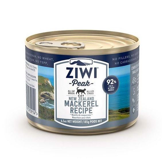 ZiwiPeak Cat dåsemad, Mackarel, 185g