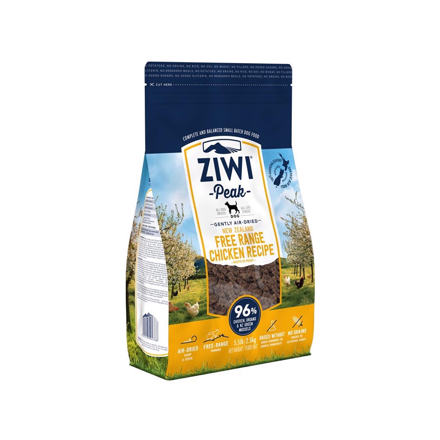 ZiwiPeak Dog Chicken tørret kød, 454g