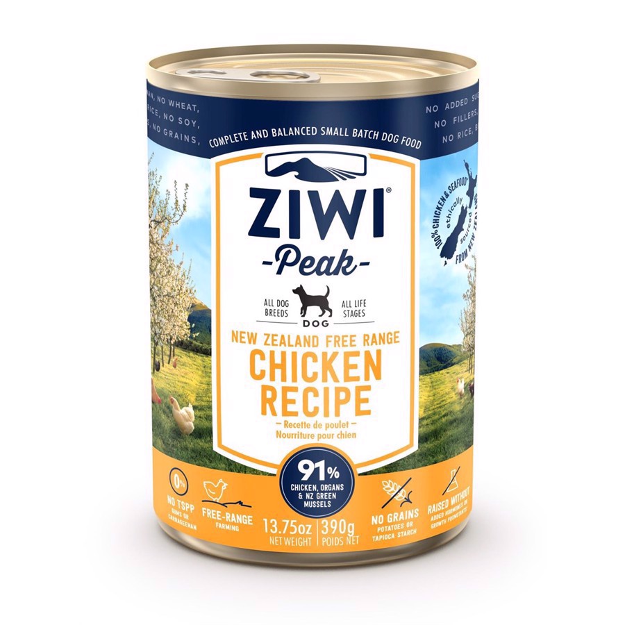 ZiwiPeak Dog dåsemad Chicken, 390g thumbnail