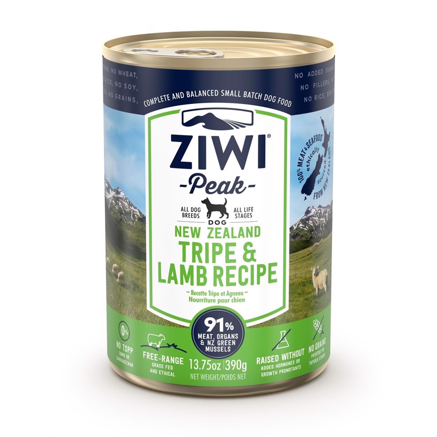 ZiwiPeak Dog dåsemad Tripe & Lamb, 390g