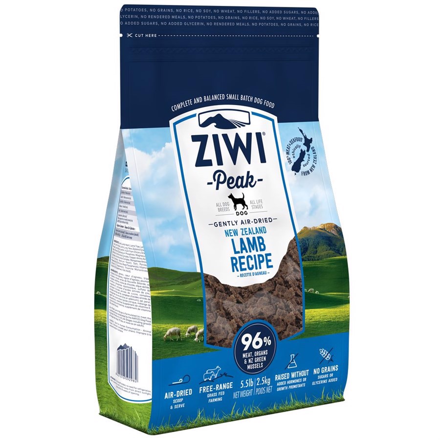 ZiwiPeak Dog Lamb tørret kød med lam, 4 kg