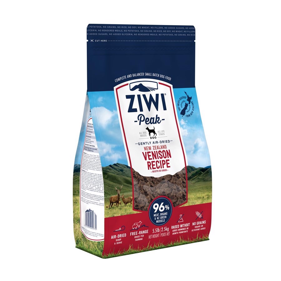 ZiwiPeak Dog Venison tørret kød med hjort, 1 kg